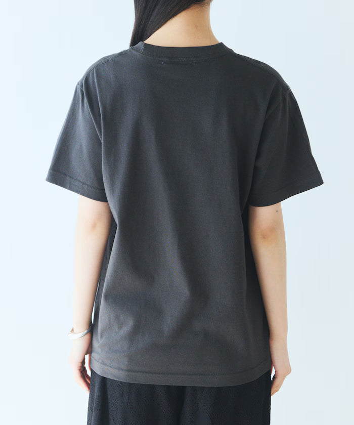 Comfortable Logo Horse Print Crew Neck T-Shirt