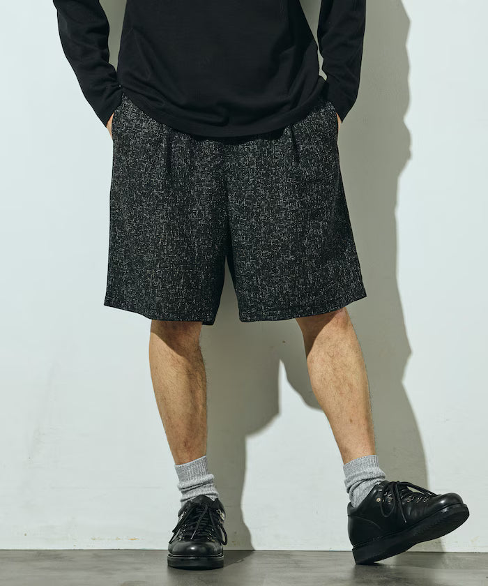 Summer Tweed Easy Wide Shorts / Compatible with Setup