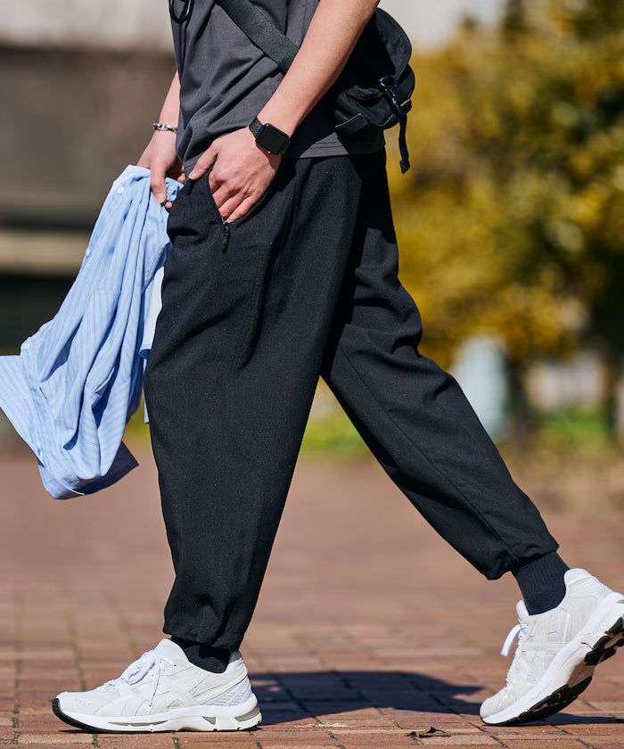 AiRide/Air Ride Semi-Wide Silhouette Cropped Easy Pants/Pocketable/Quick-Dry/UV Cut 【Limited Edition】