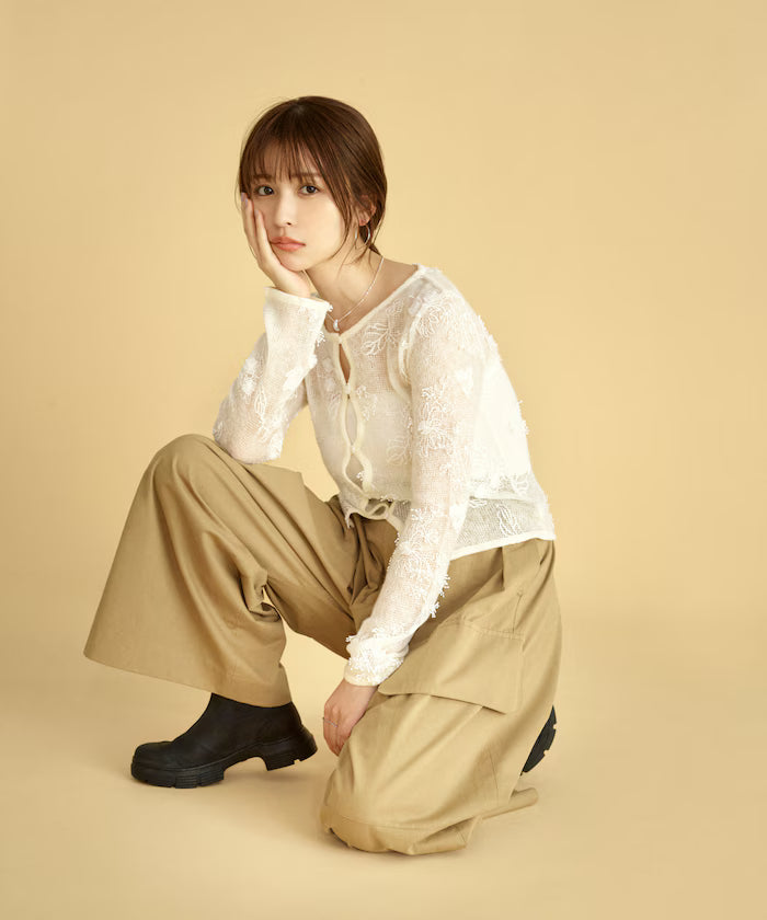 High Count Chino Wide Pants