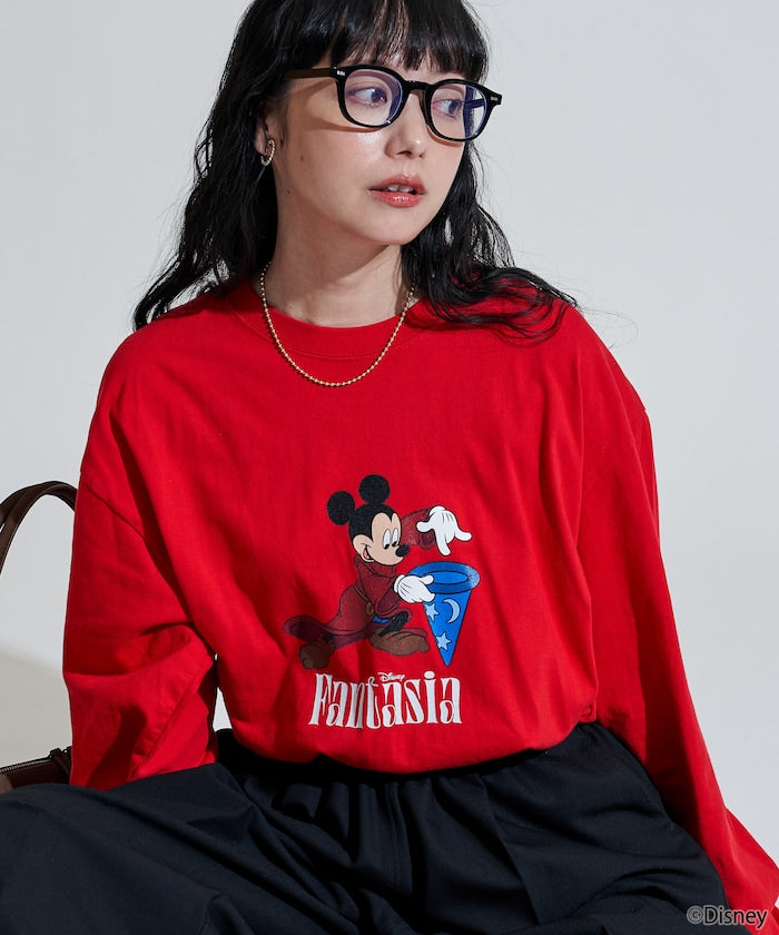 [DISNEY FANTASIA] Big Front Print Long T
