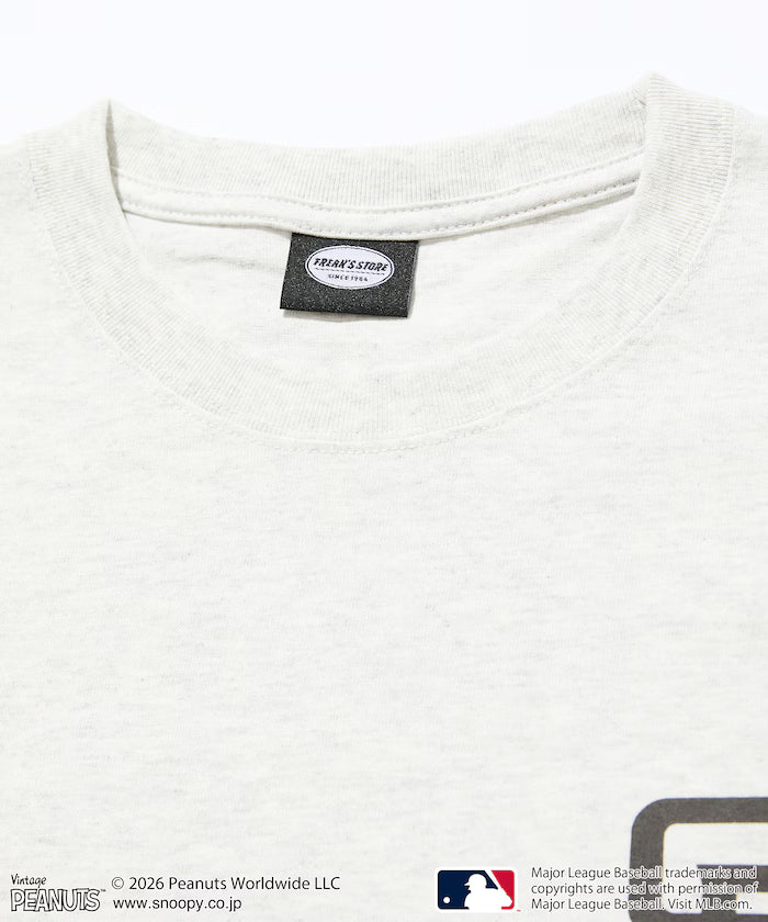 PEANUTS x MLB Exclusive Big Silhouette Back Print T-Shirt / PADRES 【Limited Edition】