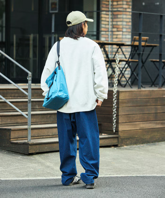 Big Silhouette Henley Neck Sweat Pullover [Limited Edition]