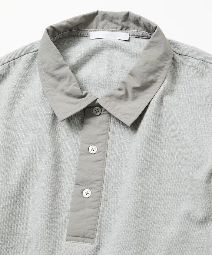 Big Silhouette Spindle Short Sleeve Tech Polo