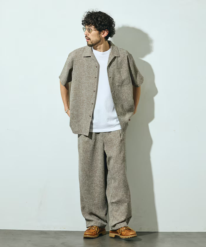 Spindle Summer Tweed Easy Wide Pants