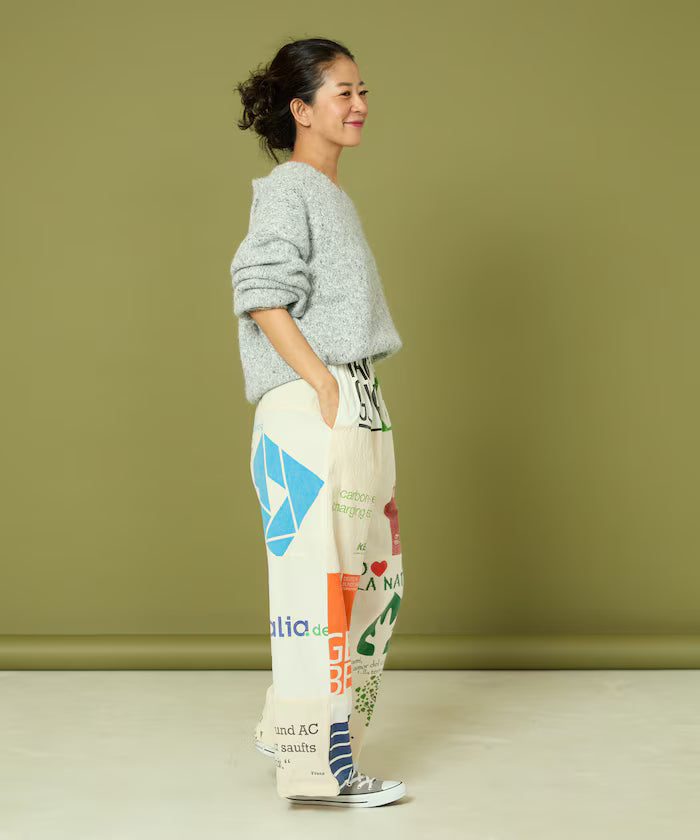 vintage European eco bag remake pants