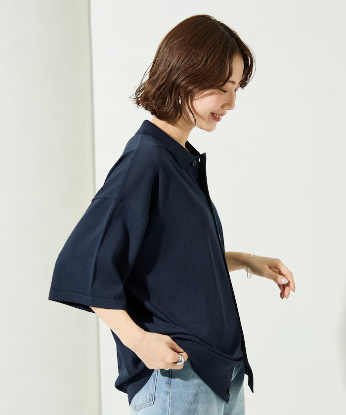 Relax Fit Relax Fit Cool Touch Polo Color Short Sleeve Knit Shirt [Limited Edition]