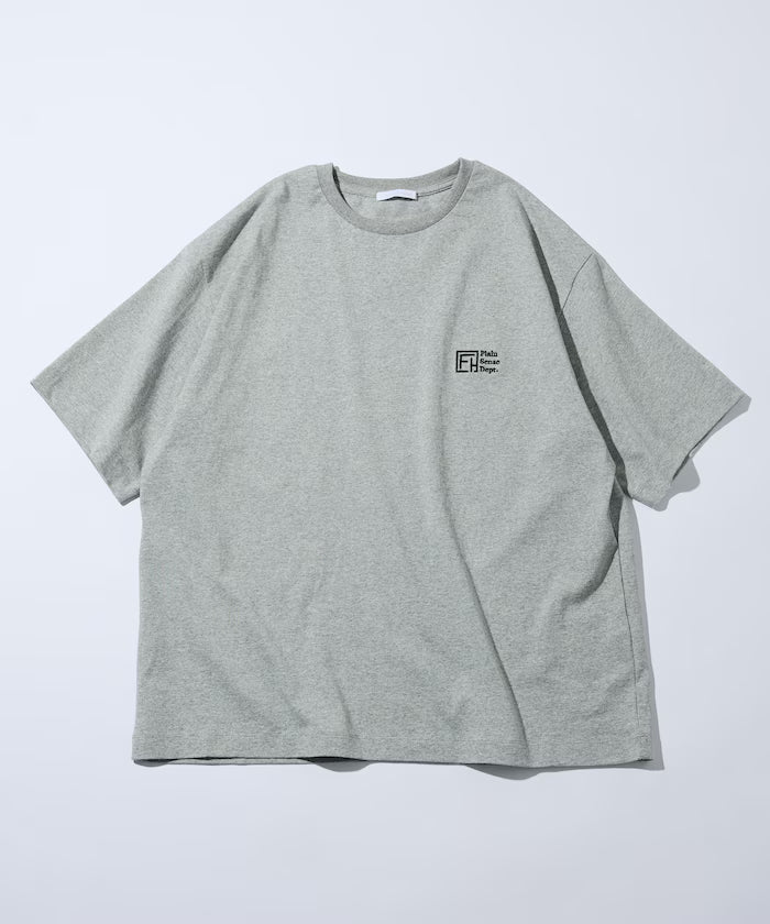 6 Ounce Front Logo Embroidered Crew Neck T-Shirt / One Point Design T-Shirt LEFT CHEST EMBROIDERY PSD