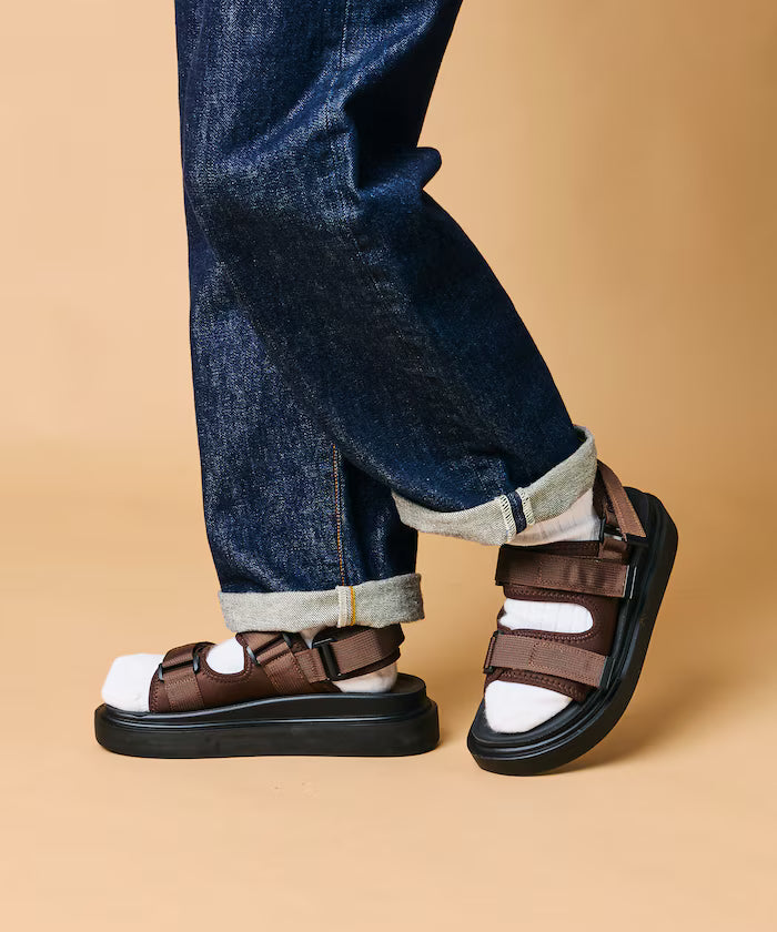 Limited release 2way volume sole double trap sports sandals platform sole