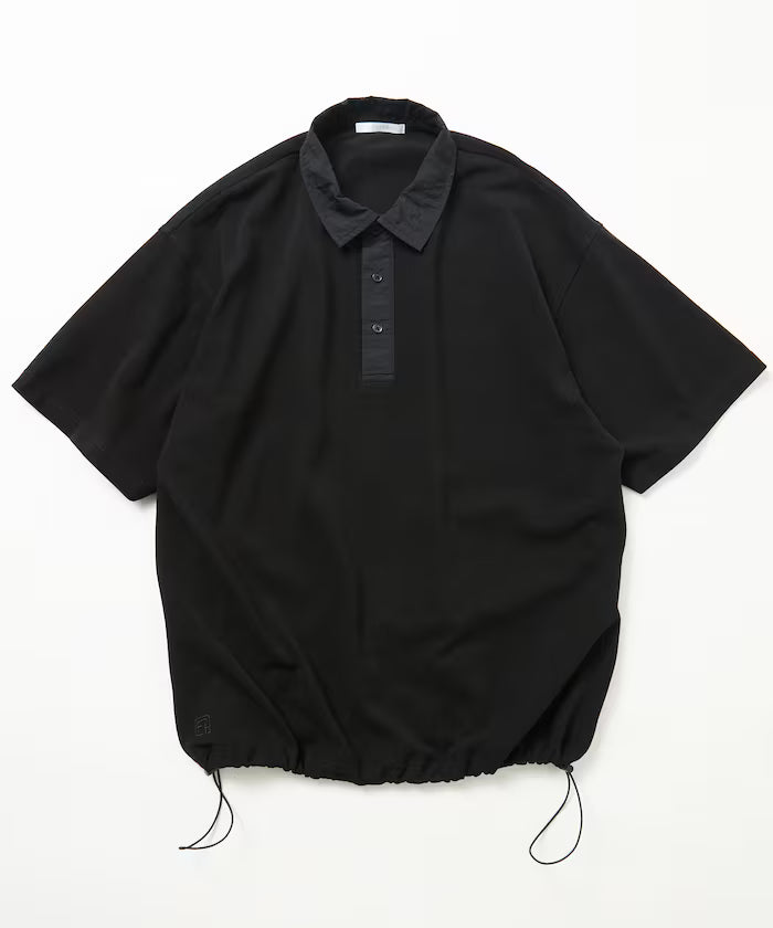 Big Silhouette Spindle Short Sleeve Tech Polo