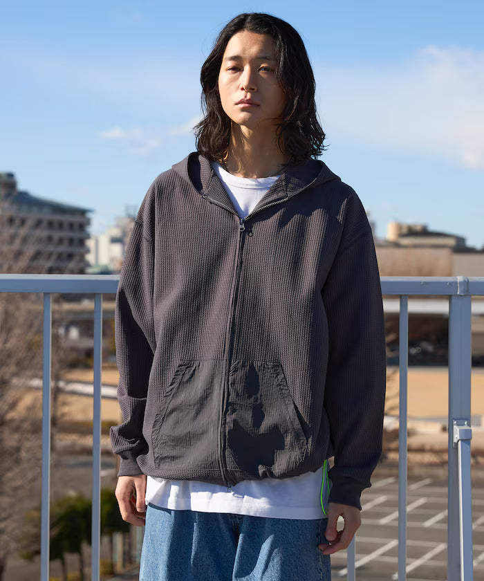 Spindle Tech Thermal Nylon Pocket Zip-Up Parker