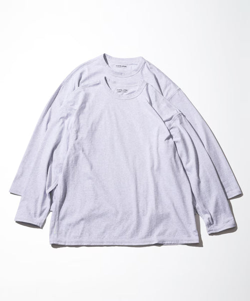 2-Pack Reversible Long Sleeve Tee “REGULAR FIT” - Light Gray
