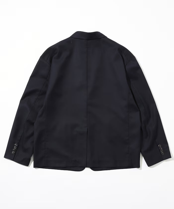 Sleeve-Contrast Tailored Jacket / Relaxed Fit