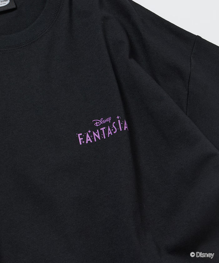 DISNEY/Mickey Mouse 'Fantasia'/Back Print Crew Neck T-Shirt [Limited Edition]