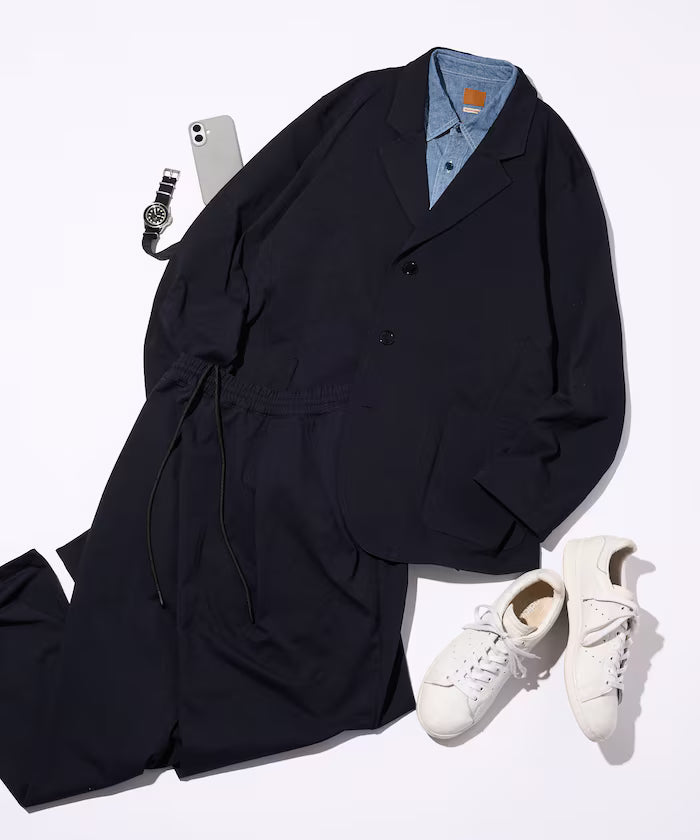 AIRDRY HIGH TECH YARN High Performance Material Tailored Jacket Set Up Relaxed Fit