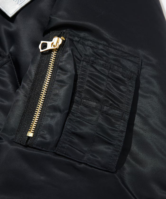 3M Reflector Patch Magazine Pocket Nylon Twill Flight Jacket “MA-1”