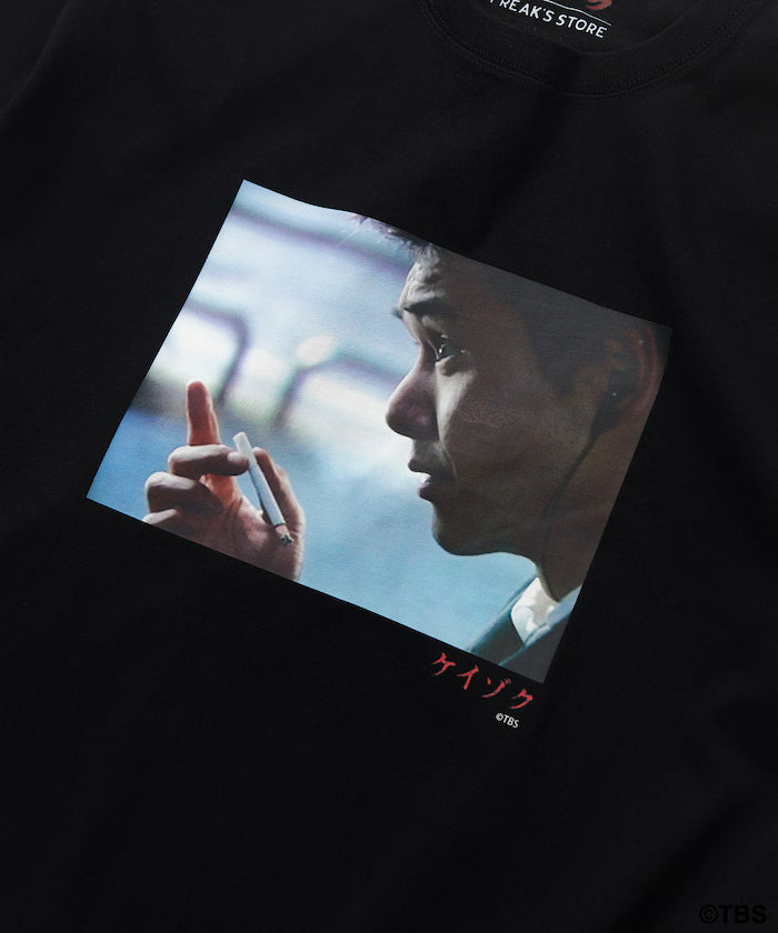 [March 13, 12:00 release] TBS drama 'Keizoku' collaboration 'MAYAMA' front print short sleeve crew neck T-shirt B