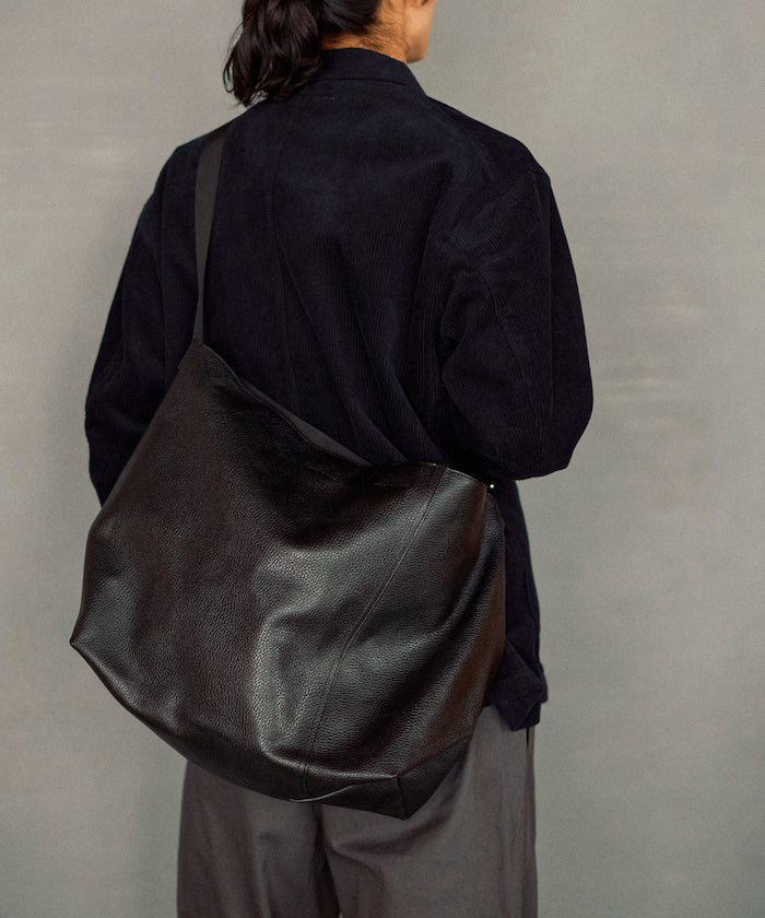 2WAY Leather Messenger Bag / 2WAYレザーメッセンジャーバッグ / Cowhide / Water-repellent leather