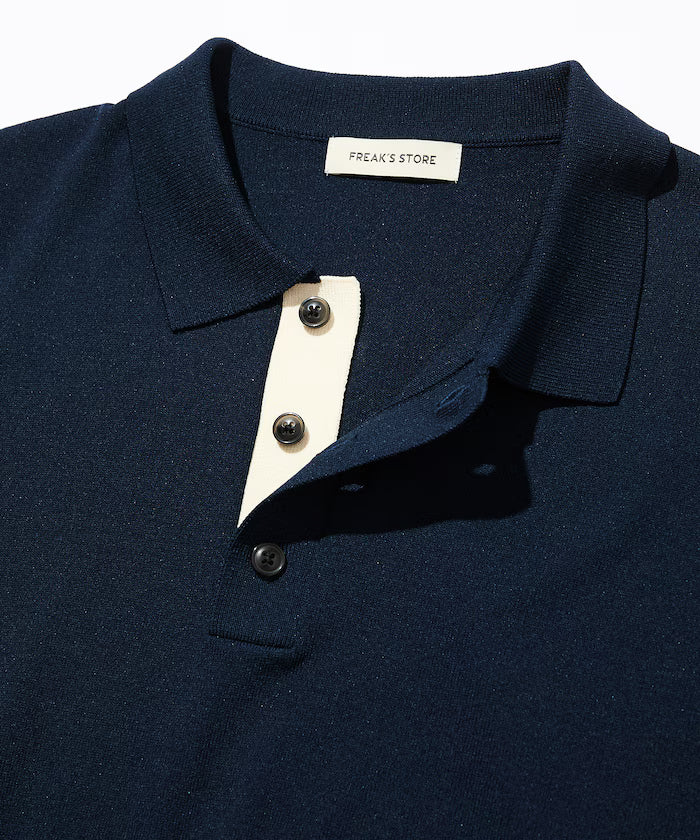 Relax Fit Relax Fit Cool Touch Color Block Knit Polo Shirt [Limited Edition]