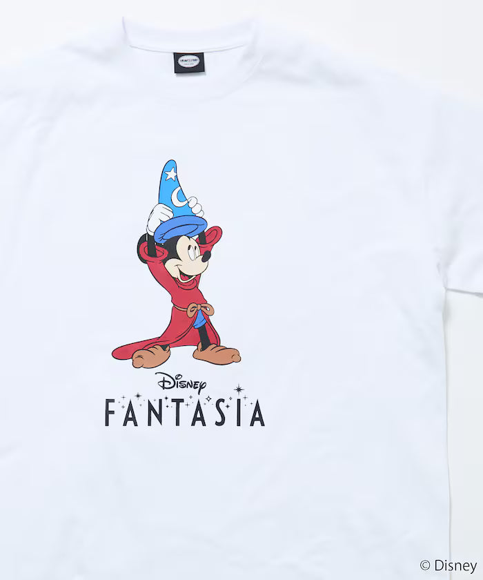 DISNEY/Mickey Mouse 'Fantasia'/Crew Neck Print T-Shirt 【Limited Edition】