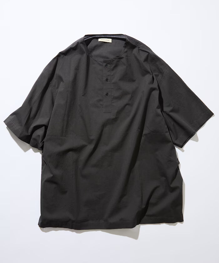 Relax Fit Relaxed Fit Henley Neck Pullover Shirt [Limited Edition]