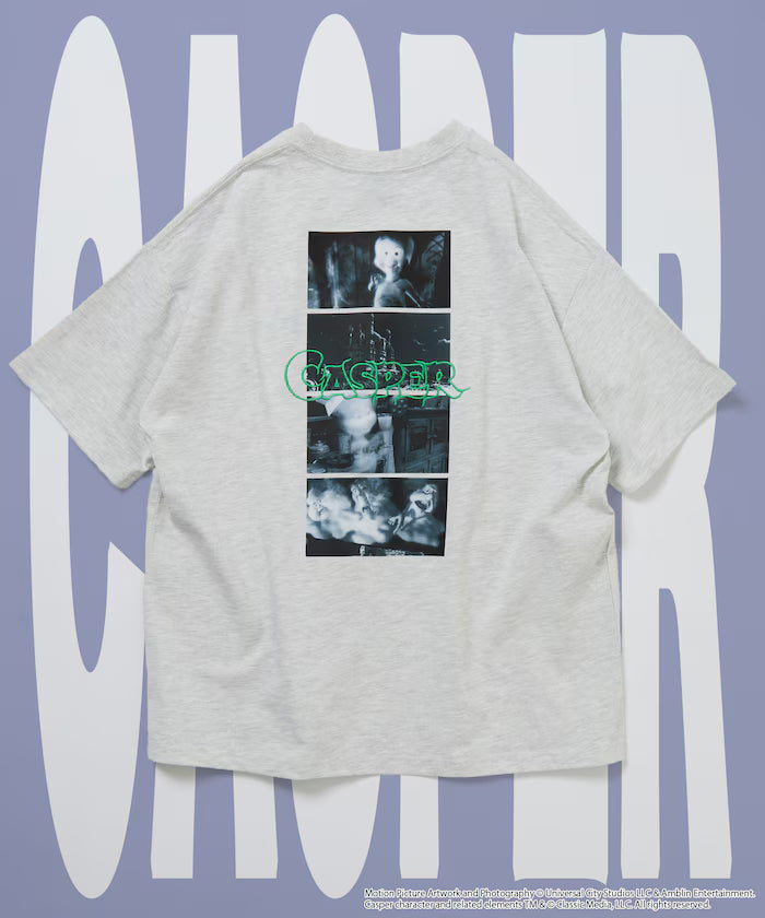 Casper Exclusive Big Silhouette Back Print Crew Neck T-Shirt [Limited Edition]