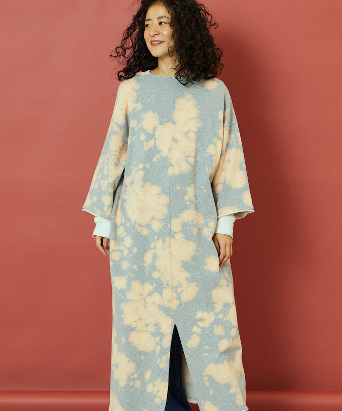 Bleach Back Sweat Ribbon One-Piece