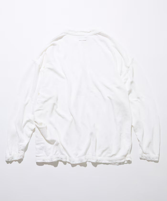 French Linen Reversible Long Sleeve T-Shirt