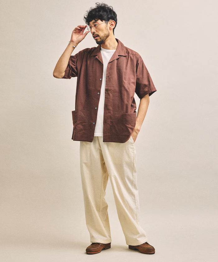 New Color Added: India-Made Relaxed Fit Cuban Shirt Short Sleeve