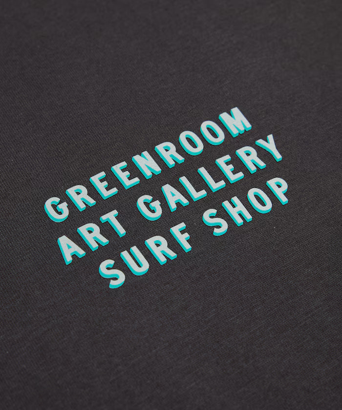 GREENROOM GALLERY × FREAK'S STORE / Greenroom Gallery Exclusively Designed Heather Brown Short Sleeve T-Shirt