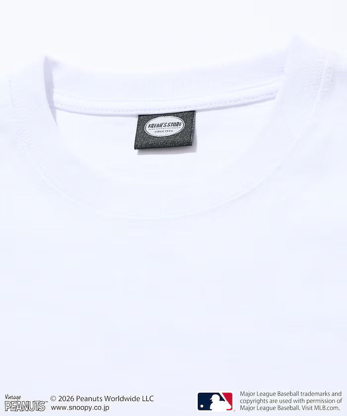 PEANUTS×MLB Exclusive Big Silhouette Back Print T-Shirt / DODGERS 【Limited Edition】