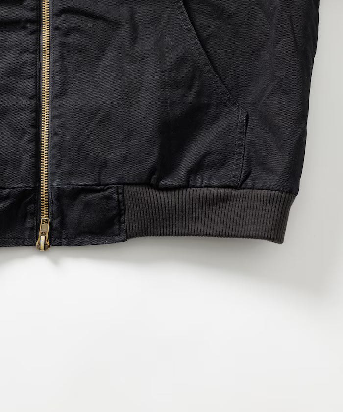 2way fake fur zip-up padded hooded jacket with detachable fur