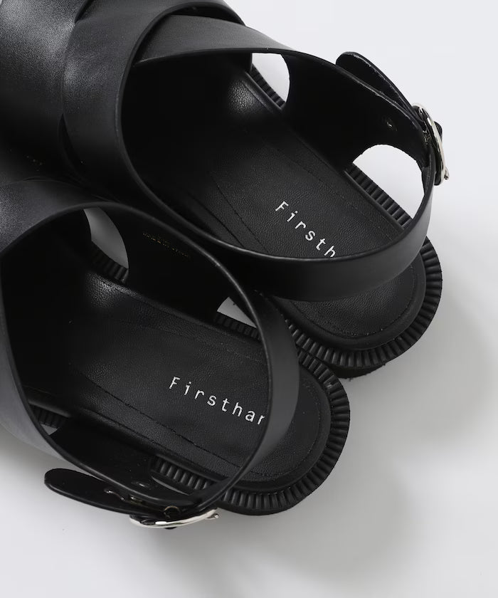 Wide Cross Sandals