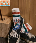 FREAK'S STORE for BEACH & FES Jacquard Tube Socks - Off x Blue
