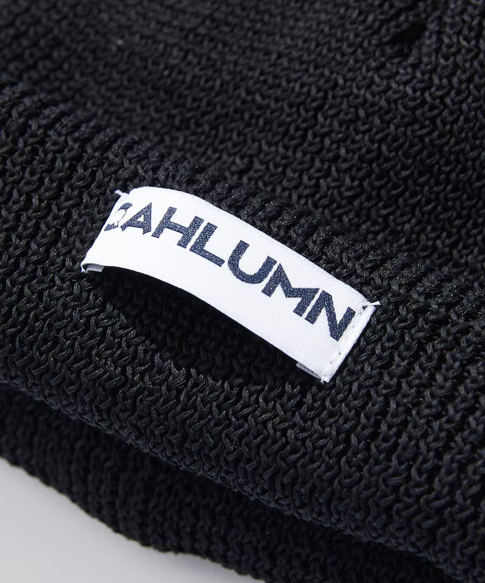 Straw Yarn Roll Knit Cap