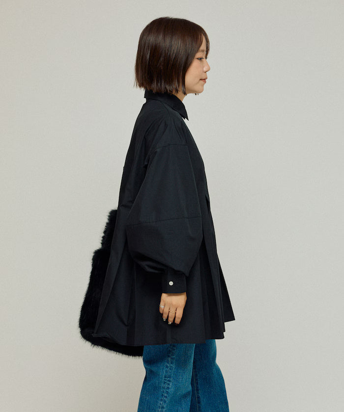 Box Stack Balloon Sleeve Long Sleeve Shirt