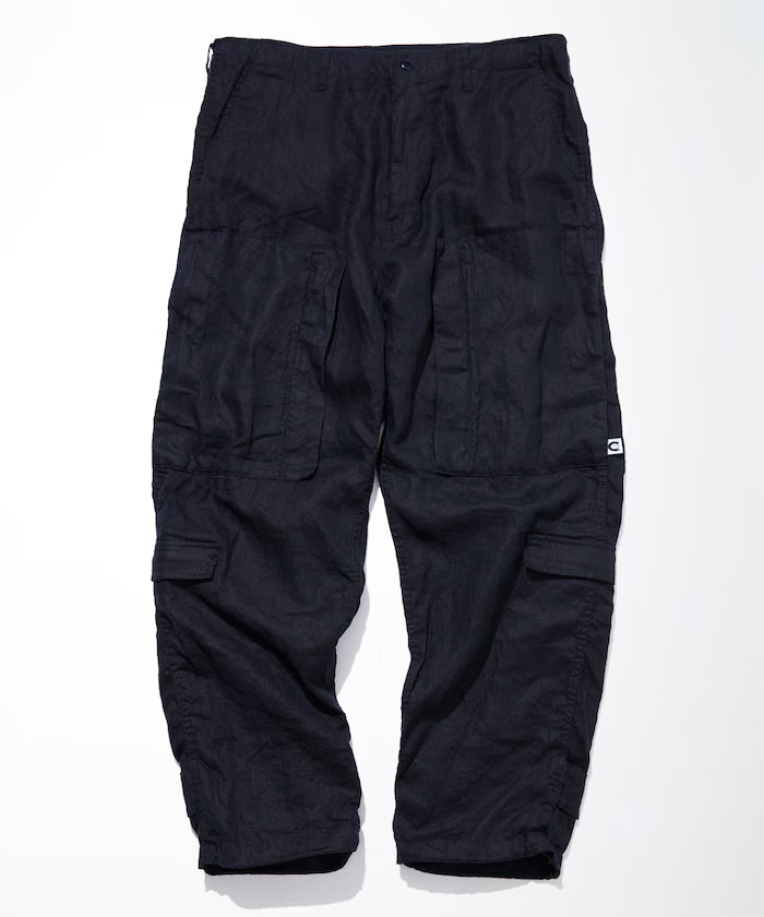 Linen Heli Crew Pant - Navy