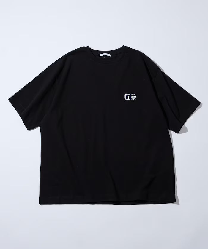 6 Ounce Front Logo Embroidered Crew Neck T-Shirt / One Point Design T-Shirt LEFT CHEST EMBROIDERY PSD