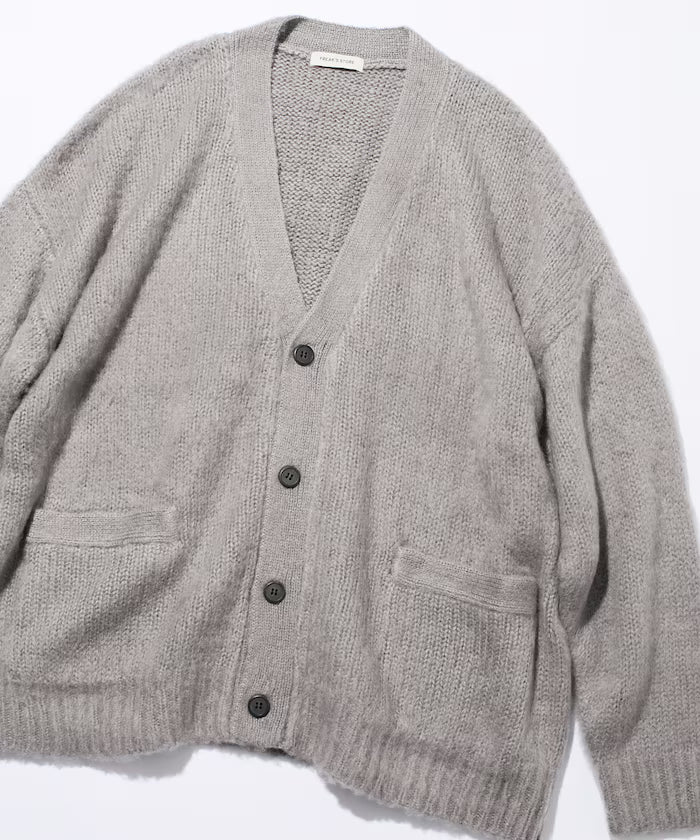 Relax Fit Shaggy Knit Loose Cardigan 【Limited Edition】