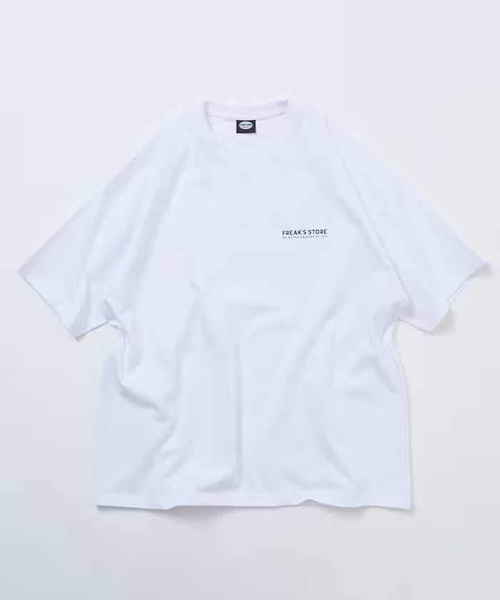 Big Silhouette Receipt Motif Back Print T-Shirt 【Limited Edition】