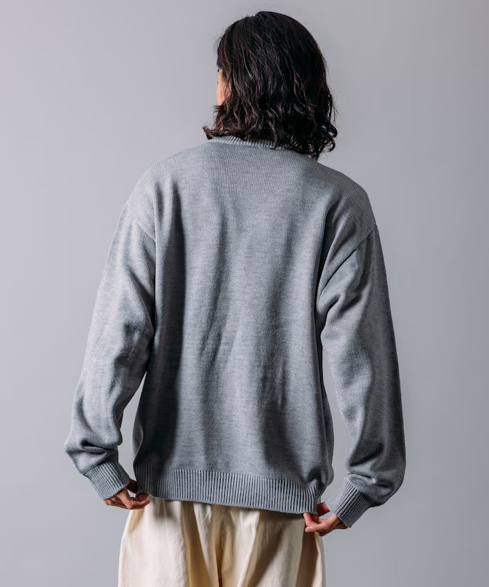PEANUTS/Peanuts Exclusive Relaxed Fit Jacquard Crewneck Knit / Charlie Brown [Limited Edition]