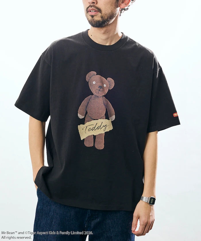 Mr. Bean Teddy Tee / Teddy Design Crew Neck T-Shirt