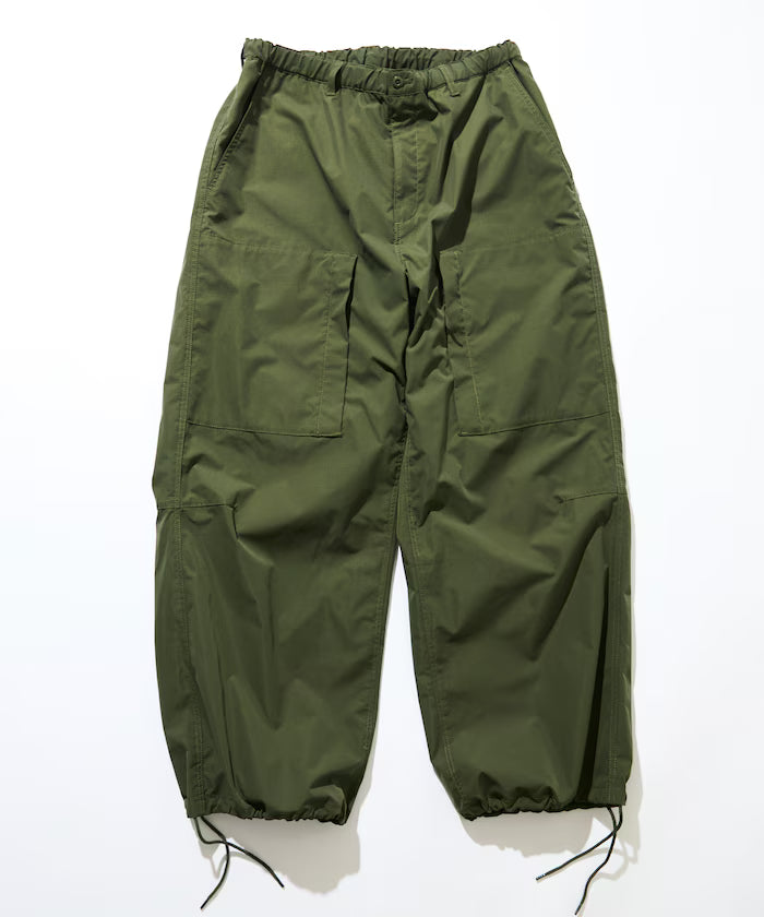 Quick Dry Fabric Wide Silhouette Poly Rip Cross Military Helicrew Pants/UV Cut/Quick Dry 【Limited Edition】