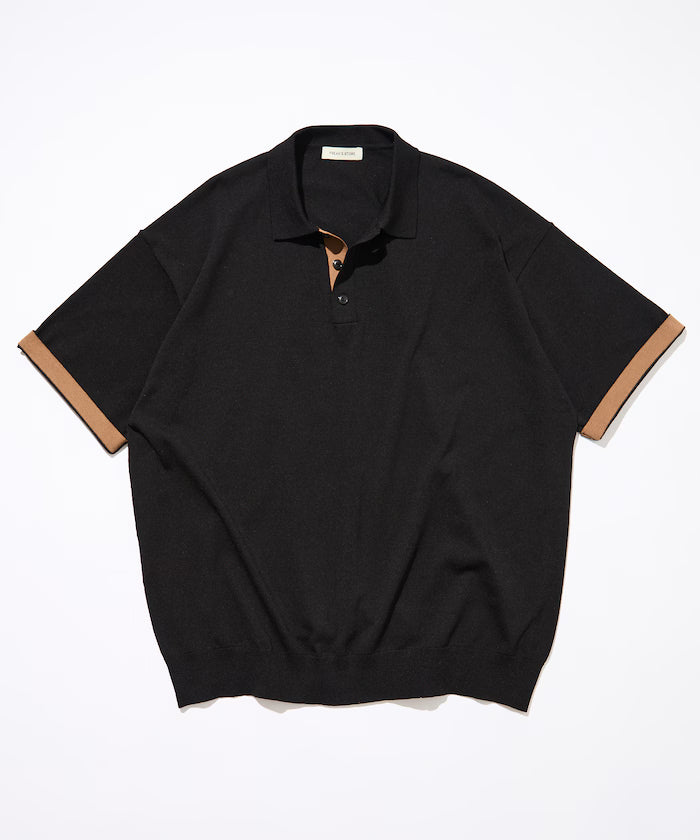 Relax Fit Relax Fit Cool Touch Color Block Knit Polo Shirt [Limited Edition]