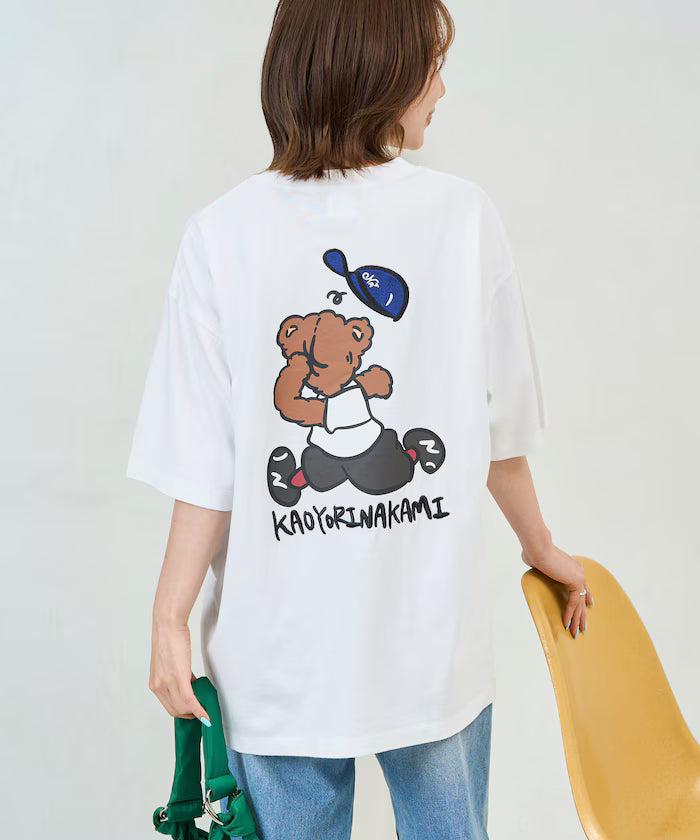[Sales start on May 22 at 12:00] kaoyorinakami × FREAK'S STORE / Kaoyorinakami limited edition Hashiri Punch Bear Tee