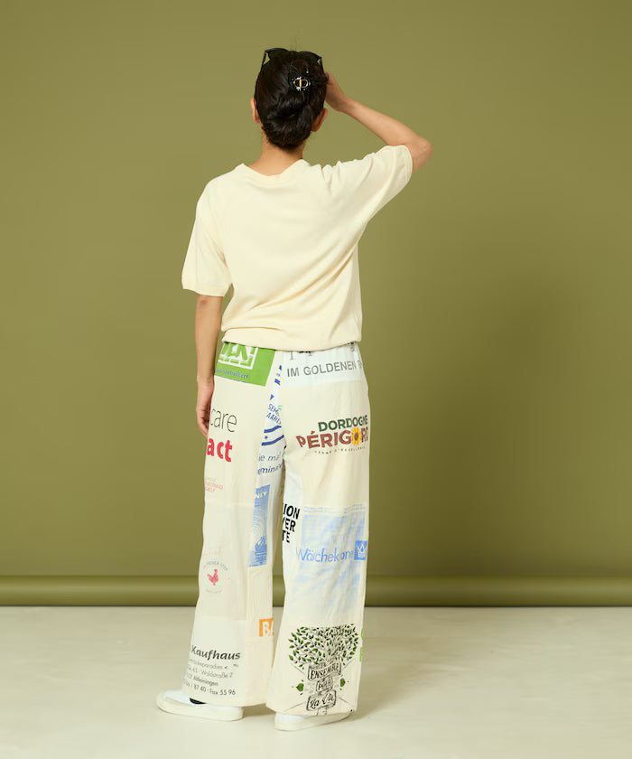 vintage European eco bag remake pants
