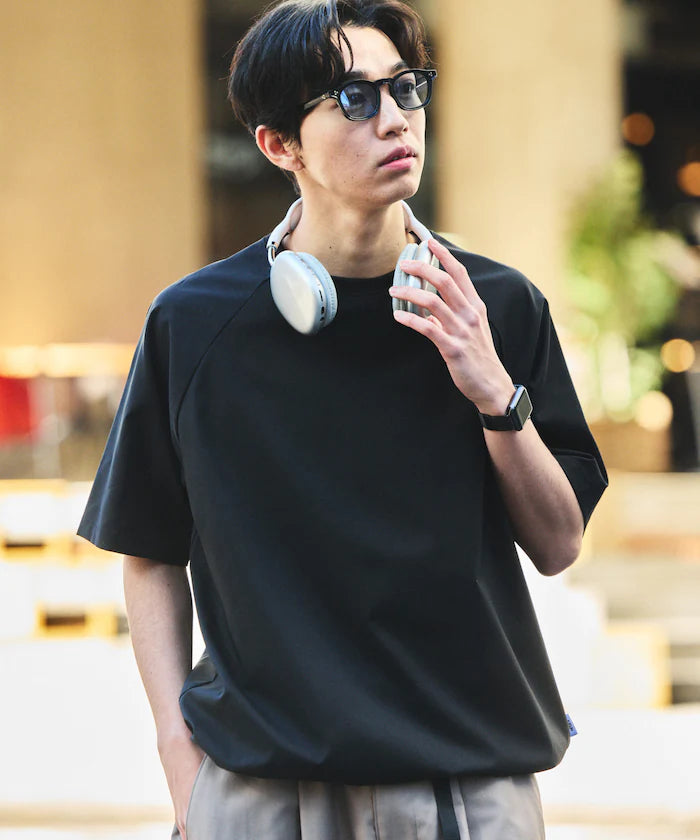 AiRide/Air Ride Relaxed Fit Raglan Short Sleeve Pullover/Moisture Wicking/UV Cut/Hem Code [Limited Edition]
