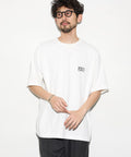6 Ounce Front Logo Embroidered Crew Neck T-Shirt / One Point Design T-Shirt LEFT CHEST EMBROIDERY PSD - White