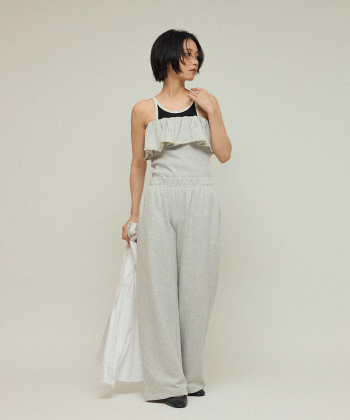 Organic Cotton 2WAY Bear Frill All-in-One / Inside Fleece Sweat