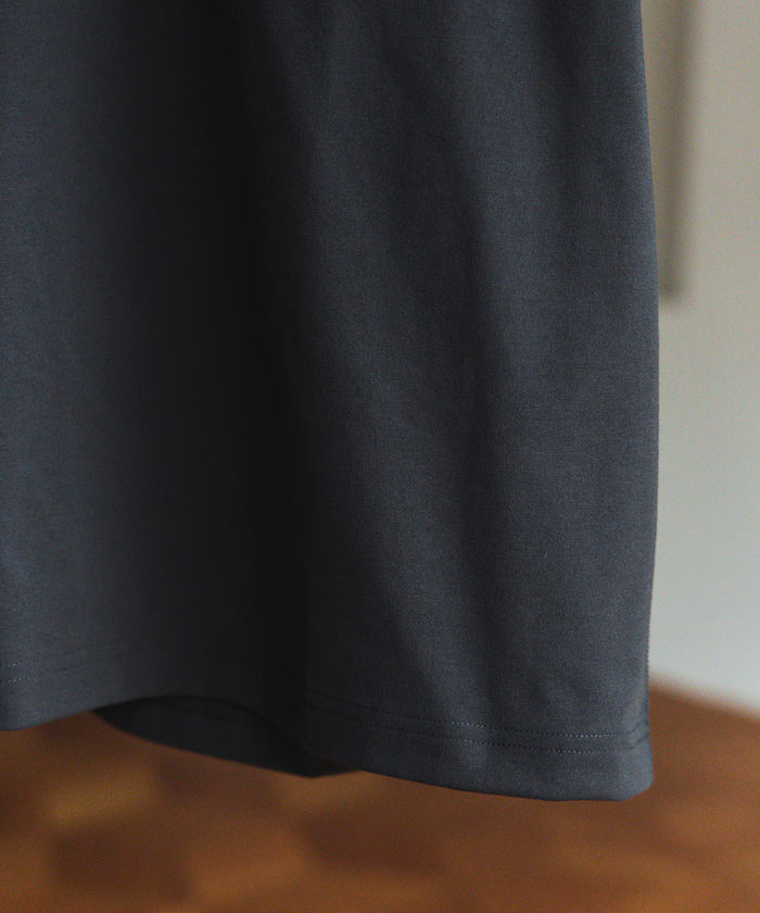 AIRDRY HIGH TECHYARN 7.7oz Big Silhouette Crew Neck Pocket T-Shirt Quick-dry Heat Shield